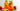 two tall clear glasses filled with a coral colored iced beverage with sliced peaches and herbs