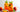 two tall clear glasses filled with a coral colored iced beverage with sliced peaches and herbs