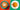 a picture of a cup of coffee on the left and a cup of Full Moon Tea on the right with colorful backgrounds