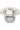 A stainless steel mesh tea infuser with a flanged top and decorative cutouts, shown on a solid white background.