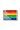 A rainbow pride sticker with the words be gay drink tea fight fascism on a white background