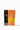 Tea package with black and orange design on a white background