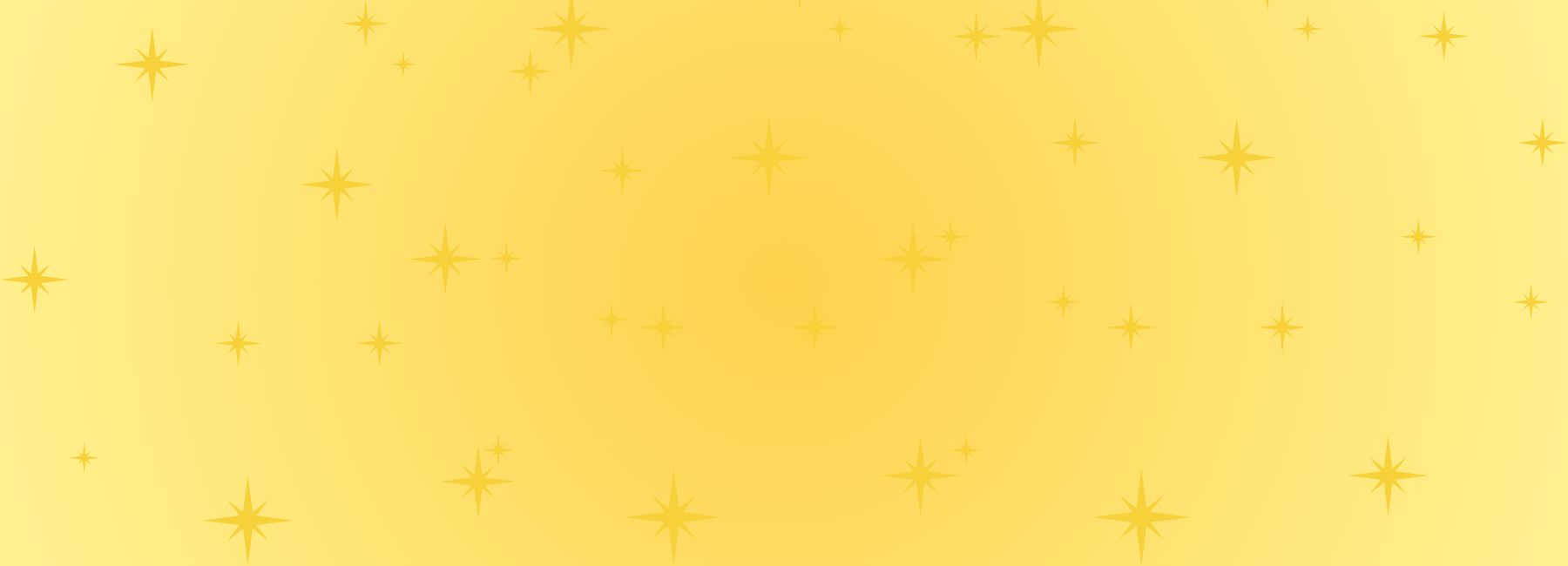 Yellow background with small star patterns